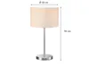 Stolní lampa HOTEL stříbrná Trio 511100101 Náhled obrázku produktu 6