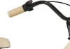 A close-up view of a bicycle handlebar with a tan grip and black shifter. Produktbild-Vorschau