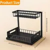 2 Stück Küchen Organizer, unter Waschbecken Regal, Produktbild-Vorschau 5