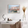 Gerahmtes Poster - Rahmen in heller Eiche - Insel Boote Produktbild-Vorschau 6