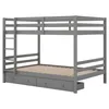 okwish Letto a castello in legno 140 * 200 cm con Anteprima dell’immagine prodotto 12