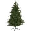 A green artificial Christmas tree on a white background. Podgląd zdjęcia produktu