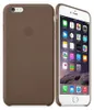 Apple iPhone 6 Plus Leather Case MGQR2ZM/A Olive Brown Voir les images du produit 3