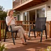 Sedie da giardino Relaxdays, set da 2, schienale alto, Anteprima dell’immagine prodotto 2