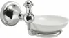 NEVIS porte-savon, céramique, chrome Voir les images du produit 1