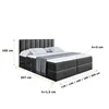 ALTDECOR Boxspringbett mit H3 Matratze und Topper - 140 x Produktbild-Vorschau 6