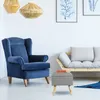 Pouf Relaxdays con vano portaoggetti, rivestimento in finto Anteprima dell’immagine prodotto 2