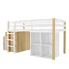 Flieks Lit superposé 90x200cm avec armoire et tiroir, lit Voir les images du produit 10