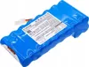 A blue battery pack with a white connector and wires. Podgląd zdjęcia produktu