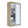 Schwebetürenschrank,  2-türig Schrank 120 cm mit Spiegel Produktbild-Vorschau 2