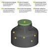 Sammelgrube 500 Liter AQUA-WASTE für Abwasser und Silage Produktbild-Vorschau 2