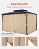 Outdoor Pavillonvorhang mit Sichtschutz - Khaki, Produktbild-Vorschau 4