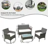 karpal Polyrattan Lounge Sitzgruppe fuer 4 Personen inkl. Produktbild-Vorschau 4