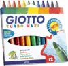 A box of Giotto Turbo Maxi fiber pens. Produktbild-Vorschau