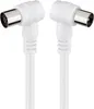 Goobay 11520 Cavo d'antenna angolato ( Presa coassiale a Anteprima dell’immagine prodotto 1