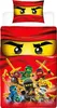 A Lego Ninjago themed duvet cover and pillowcase set. Produktbild-Vorschau