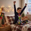 Grinch BAVLNA, VIANOČNÉ pyžamo pre chlapcov, DVOJDELNÉ Náhľad obrázku produktu 12