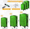 KESSER® 3tlg. Hartschalenkofferset Hartschalenkoffer Produktbild-Vorschau 2