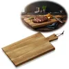 LS-LebenStil Holz Frühstücksbrett Schneidebrett 45cm lang Produktbild-Vorschau 2