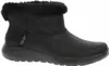 A black Skechers boot with faux fur trim. Voir les images du produit
