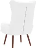 vidaXL Fauteuil blanc 69 x 74 x 93 cm similicuir Voir les images du produit 6