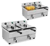Expondo Royal Catering Elektrická dvojitá fritéza – 2 x 13 Náhled obrázku produktu 6