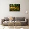 Bilder auf glas - Wald grün Sonnenstrahlen Natur - 70x50cm Produktbild-Vorschau 7