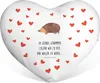 Mr. & Mrs. Panda Sofakissen Igel Herzen - Weiß - Geschenk, Produktbild-Vorschau 1