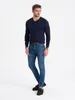 Ombre Clothing Maglione classico da uomo Launcebuz navy XL Anteprima dell’immagine prodotto 4