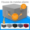 ELONEO Housse pour matelas pliable 75x195x15 cm, avec Voir les images du produit 3