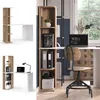 Psací stůl Vicco Tower Bílá/Sonoma 122.2 x 55.2 cm se 4 Náhled obrázku produktu 2