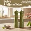 LS-LebenStil 2x Design Holz Salzmühle & Pfeffermühle 2´er Produktbild-Vorschau 9