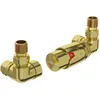 Mexen G00 Termostat Osiowy Złoty 1/2" z Zaworem Podgląd zdjęcia produktu 1