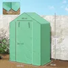 Serra Outsunny con porta scorrevole, finestra, ripiani, Anteprima dell’immagine prodotto 3