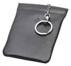 Esquire Leder Schlüsselmäppchen Logo Quick Key Case Black Produktbild-Vorschau 4