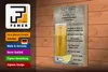 Holzschild Alkohol 20x30cm Gin Fizz Equipment ingredients Produktbild-Vorschau 4