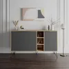 Skye Decor, Clara Console - Oak, Anthracite, meubles de Voir les images du produit 1