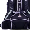 Close-up view of the back of a backpack, showing straps and padding. Produktbild-Vorschau