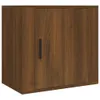 vidaXL Table de nuit murale marron imitation chêne 50x30x47 Voir les images du produit 2