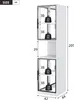 Vetrina Merax con luci LED, illuminazione multicolore, Anteprima dell’immagine prodotto 4