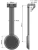 LED Einhängeunterwasserscheinwerfer 16W / 12V weiss Produktbild-Vorschau 3