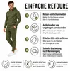 Herren Jogginganzug einfarbig 100% BW 586 Oliv M Produktbild-Vorschau 6