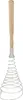 Schneebesen Eierquirl Schneebesen Springstab Holz Edelstahl Produktbild-Vorschau 2