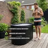 Ovales Eisbad - Anthrazit - 500 Liter Produktbild-Vorschau 3