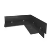 Renoplast® Aluminium Ecke 90° für Traufprofil W60 Graphit | Produktbild-Vorschau 1