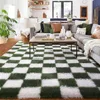 Alfombra de felpa para sala de estar, lavable, pelo alto, Vista previa de la imagen del producto 1