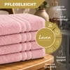 Lavea® 4er Set Handtücher 50x100 cm - Elena, 100% Produktbild-Vorschau 2