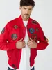 Giacca Bomber Top Gun Uomo TG2024001 rosso 3XL Anteprima dell’immagine prodotto 6