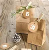 Kraftpapier Geschenktüten 100 Stück, Braune Papiertüten 9 x Produktbild-Vorschau 2