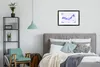 MuchoWow® MuchoWow® Gerahmtes Poster Aquarell - Weltkarte - Produktbild-Vorschau 5
